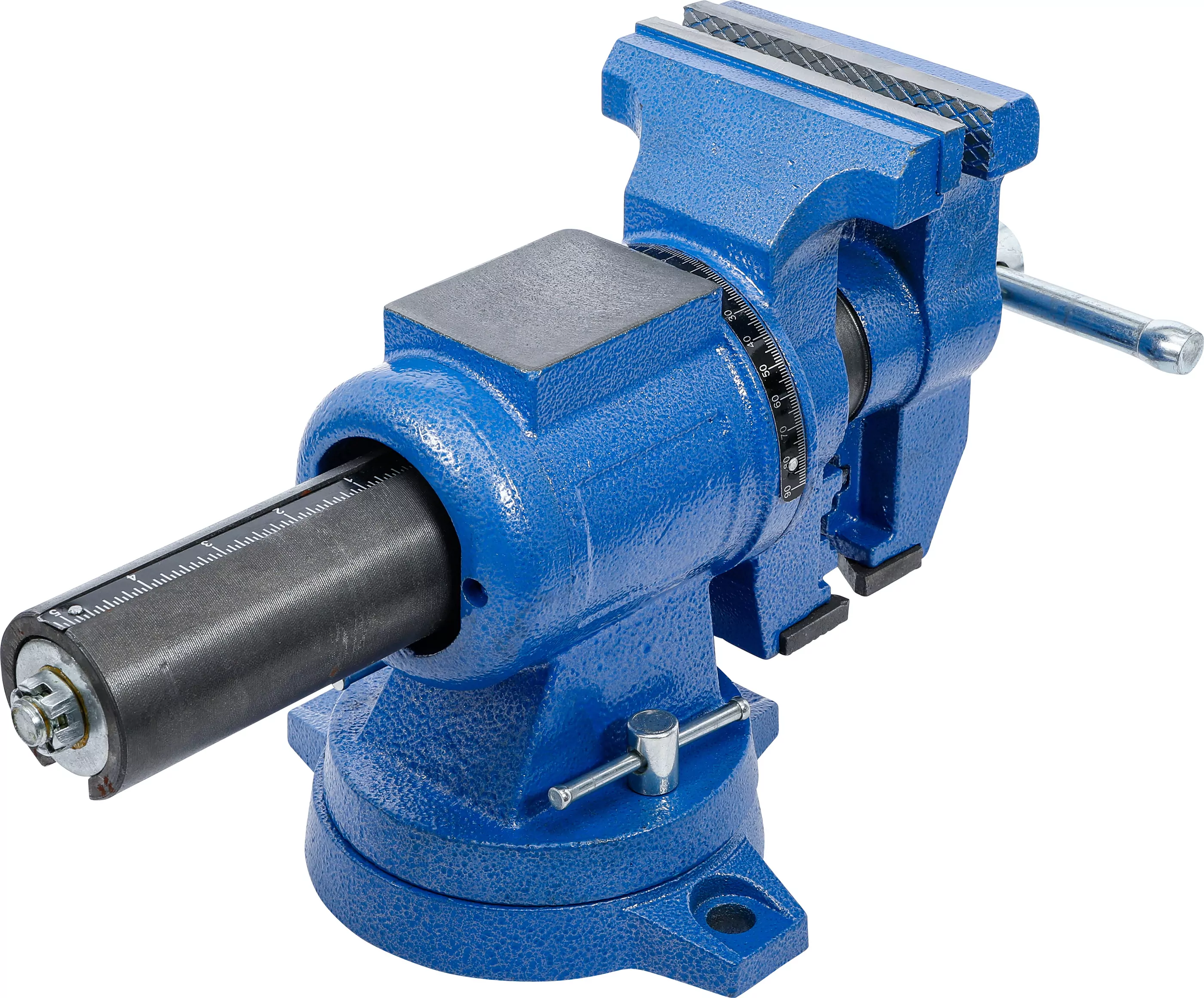 Parallel-Schraubstock | 100 mm Spannbacken | 360° drehbar