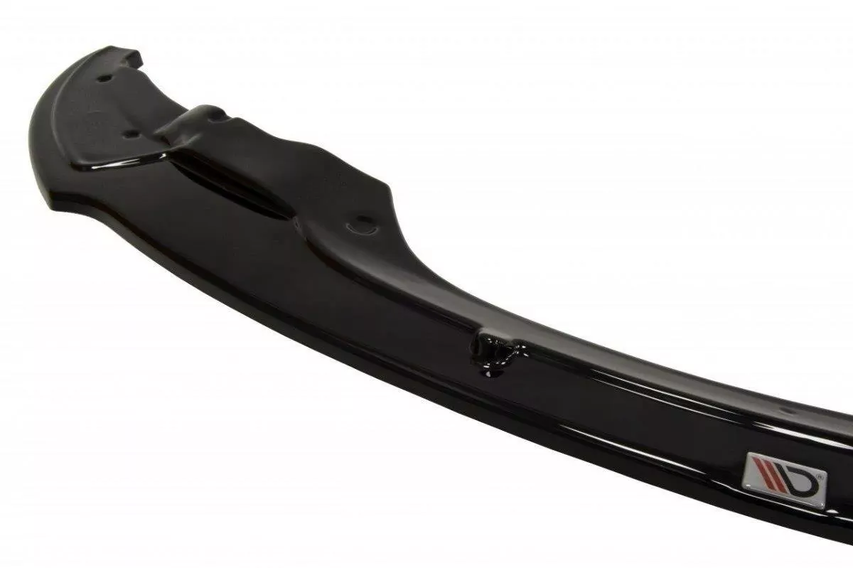 Front Ansatz Passend Für BMW 3er E92 M Paket (vor Facelift Passend Für M Performance-Splitter) Schwarz Hochglanz