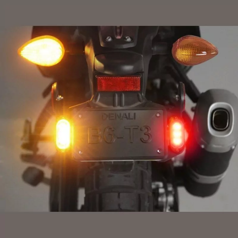 DENALI T3 Modular Switchback Signal Pods | Hinten - Rot / Bernstein