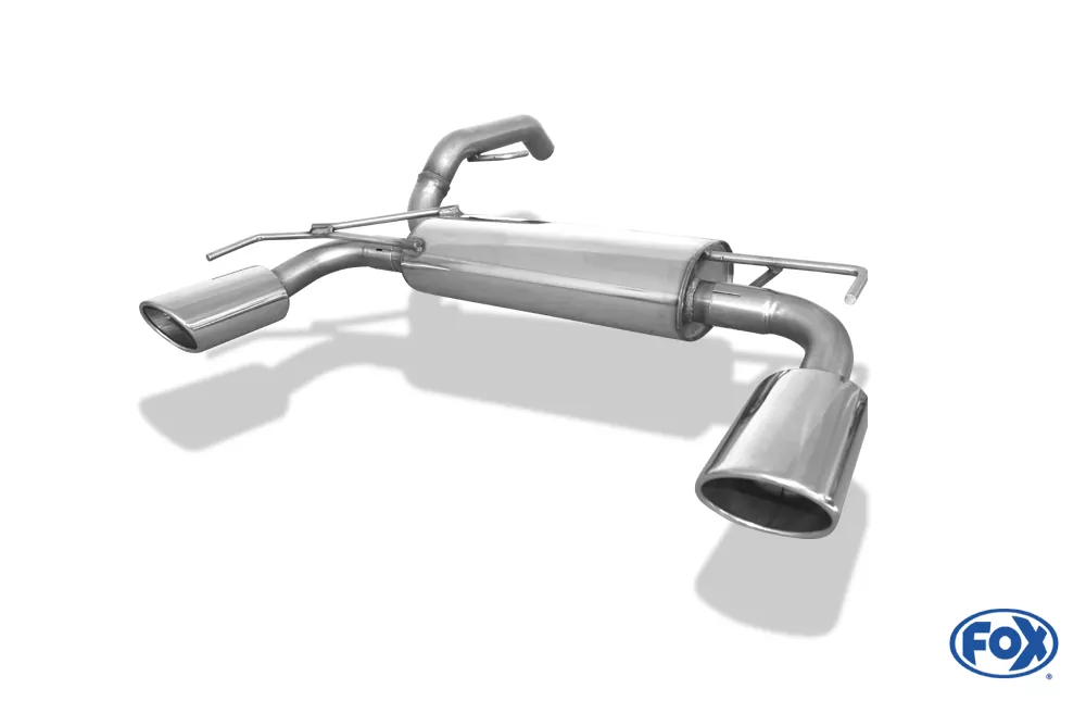 Opel Adam S  Endschalldämpfer quer Ausgang rechts/links - 115x85 Typ 44 rechts/links