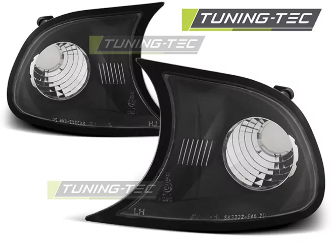 Front Direction Black Fits Bmw E46 09.01-03.03 Coupe