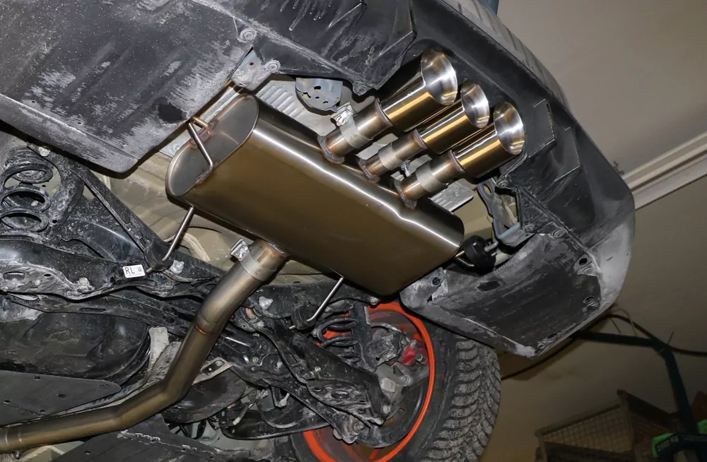 Honda Civic X Type R  Endschalldämpfer quer Ausgang rechts/links  - 100-90-100 Typ 25 mittig