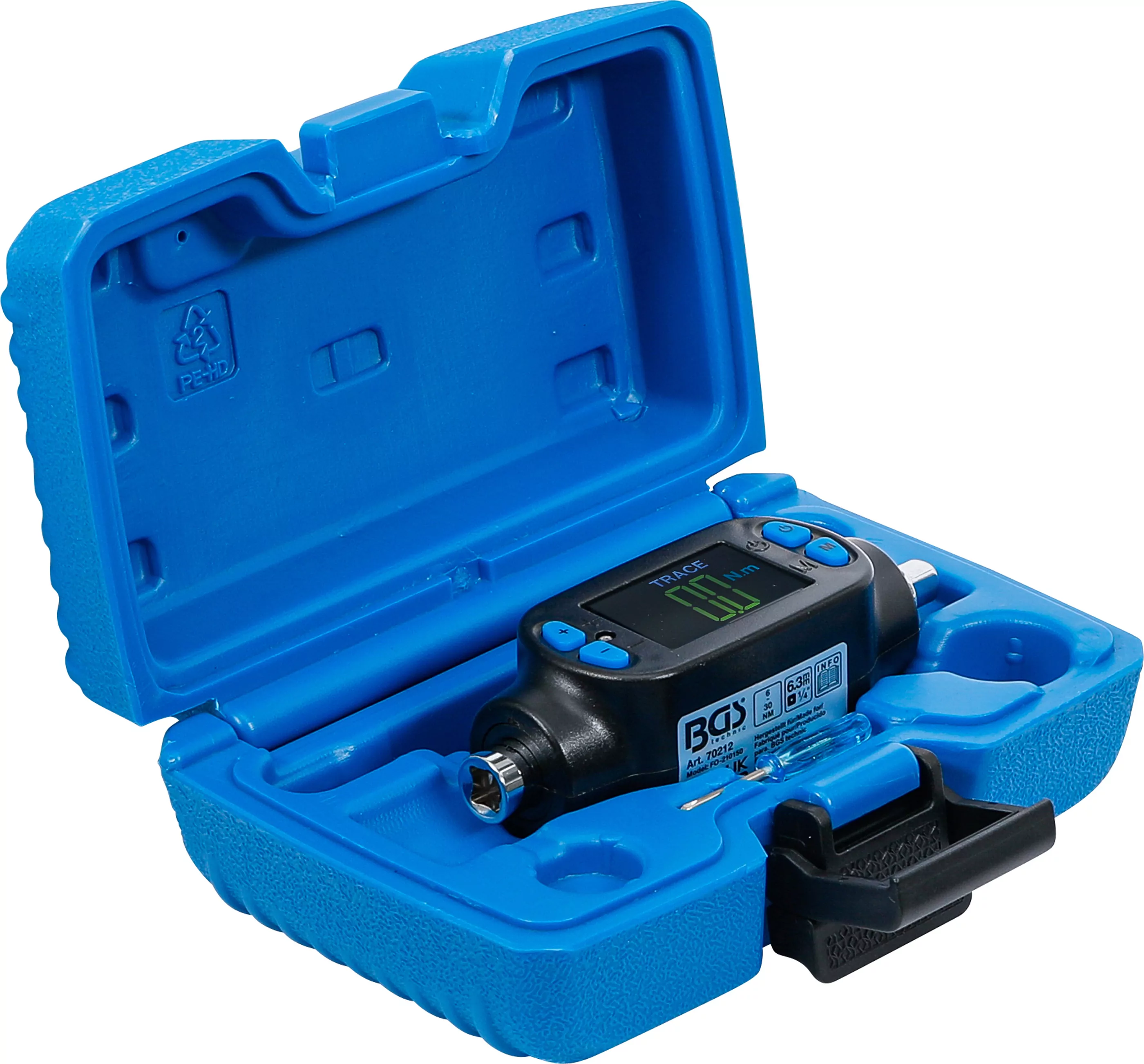 Digitaler Drehmoment-Adapter | 6,3 mm (1/4") | 6 - 30 Nm