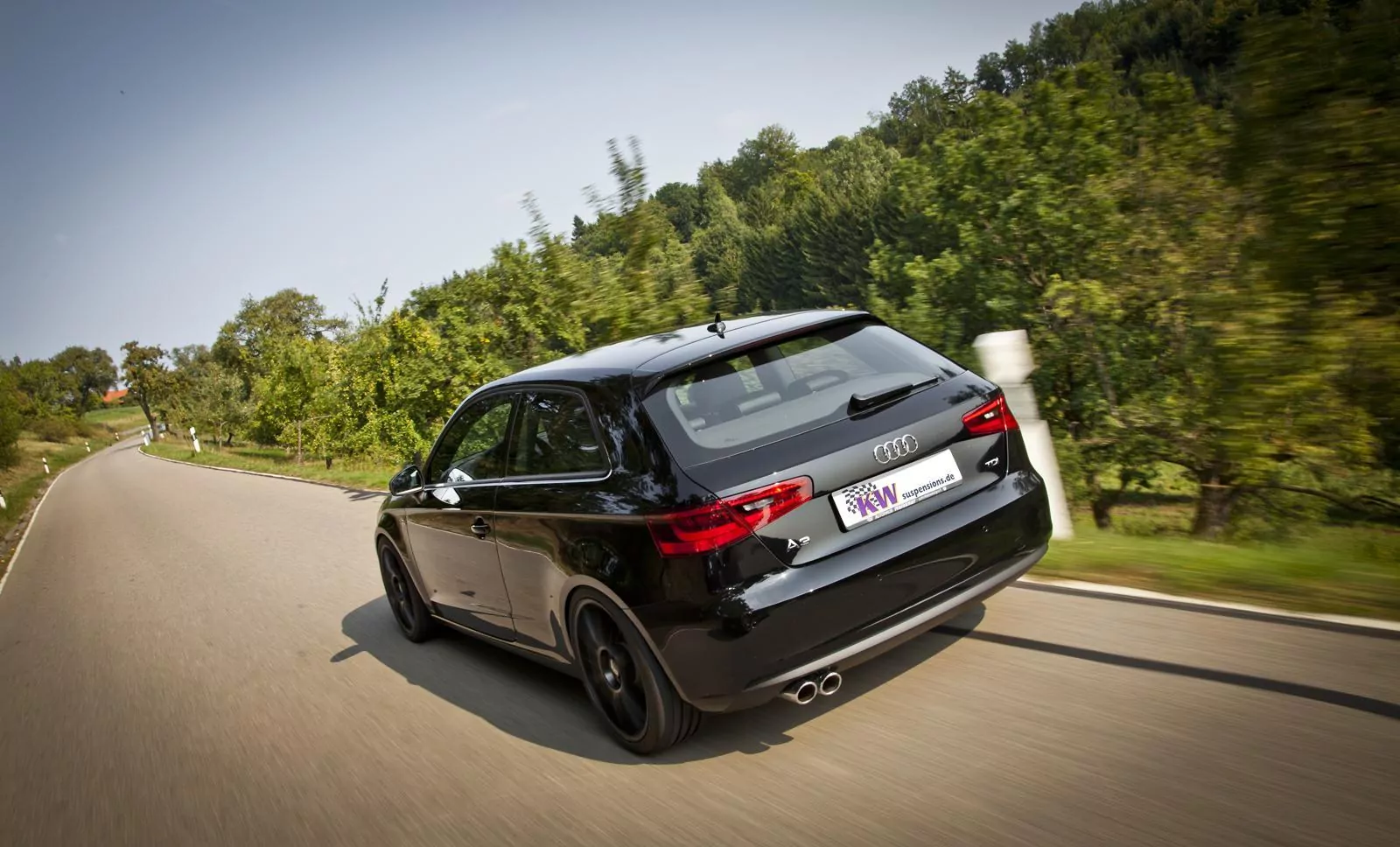 KW Gewindefahrwerk V2 Comfort (inkl. Stilllegung f. elektr. Dämpfer) AUDI A3 Sportback (8V) 8VA, 8VF Allrad 09/2012-