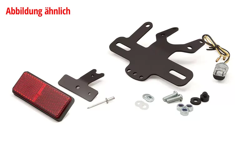 CLUBMAN Kennzeichenhalter CLUBMAN®, passend zum Alu-Kotflügel