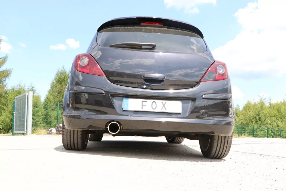 Opel Corsa D GSI  Endschalldämpfer quer Ausgang einseitig - 1x100 Typ 16