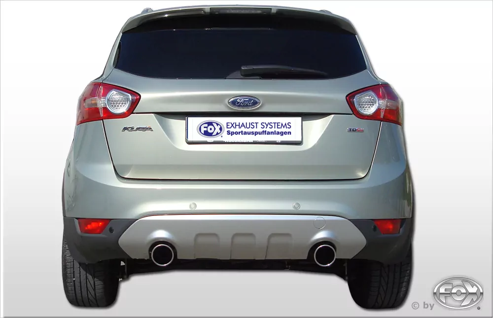 Ford Kuga  Endschalldämpfer Ausgang rechts/links - 1x100 Typ 16 rechts/links