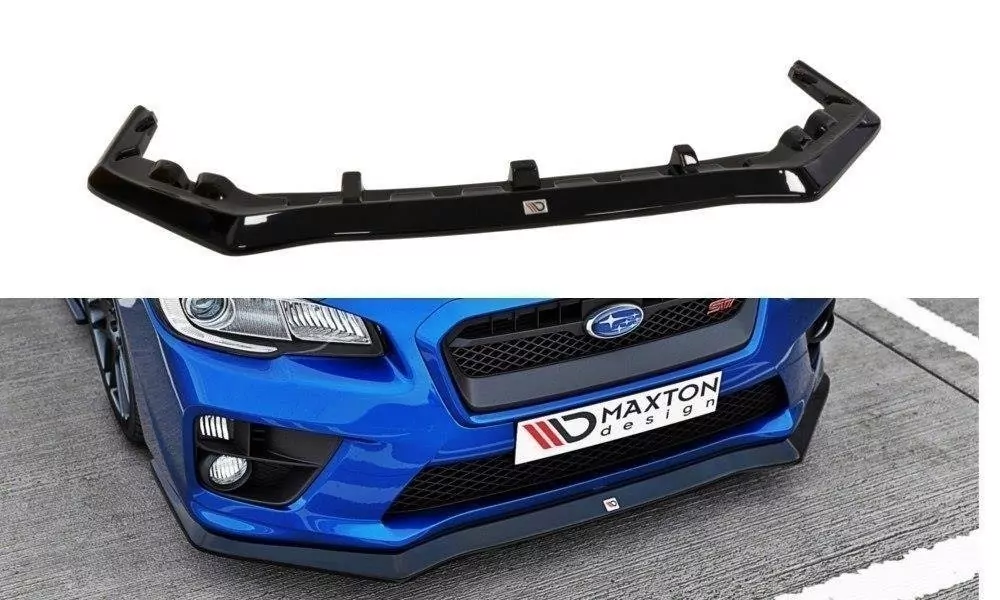 Front Ansatz Passend Für Passend Für Subaru Impreza MK4 WRX STI V.1 Schwarz Hochglanz Schwarz Hochglanz
