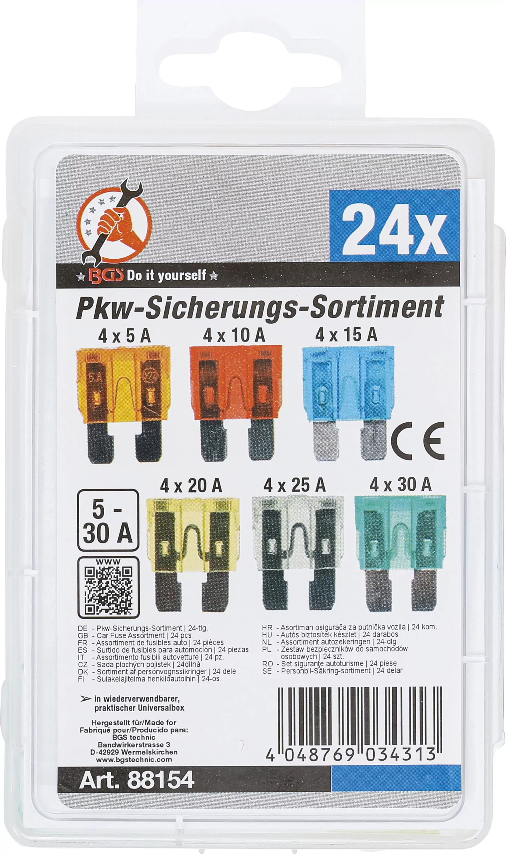 PKW-Sicherungs-Sortiment | 24-tlg.