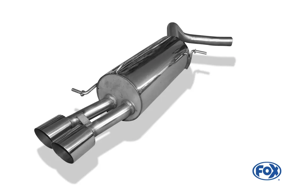 VW Polo 6R - GT und GTI  Endschalldämpfer 63,5mm - 2x90 Typ 14