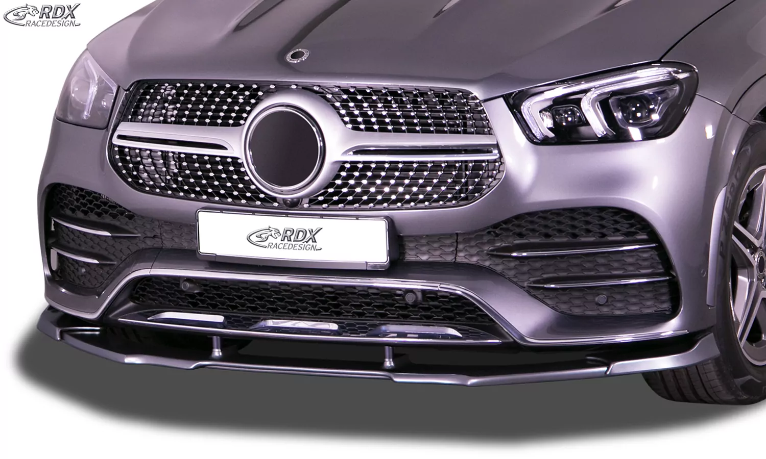 RDX Frontspoiler VARIO-X für MERCEDES GLE AMG-Line V167 (2019+) Frontlippe Front Ansatz Vorne Spoilerlippe