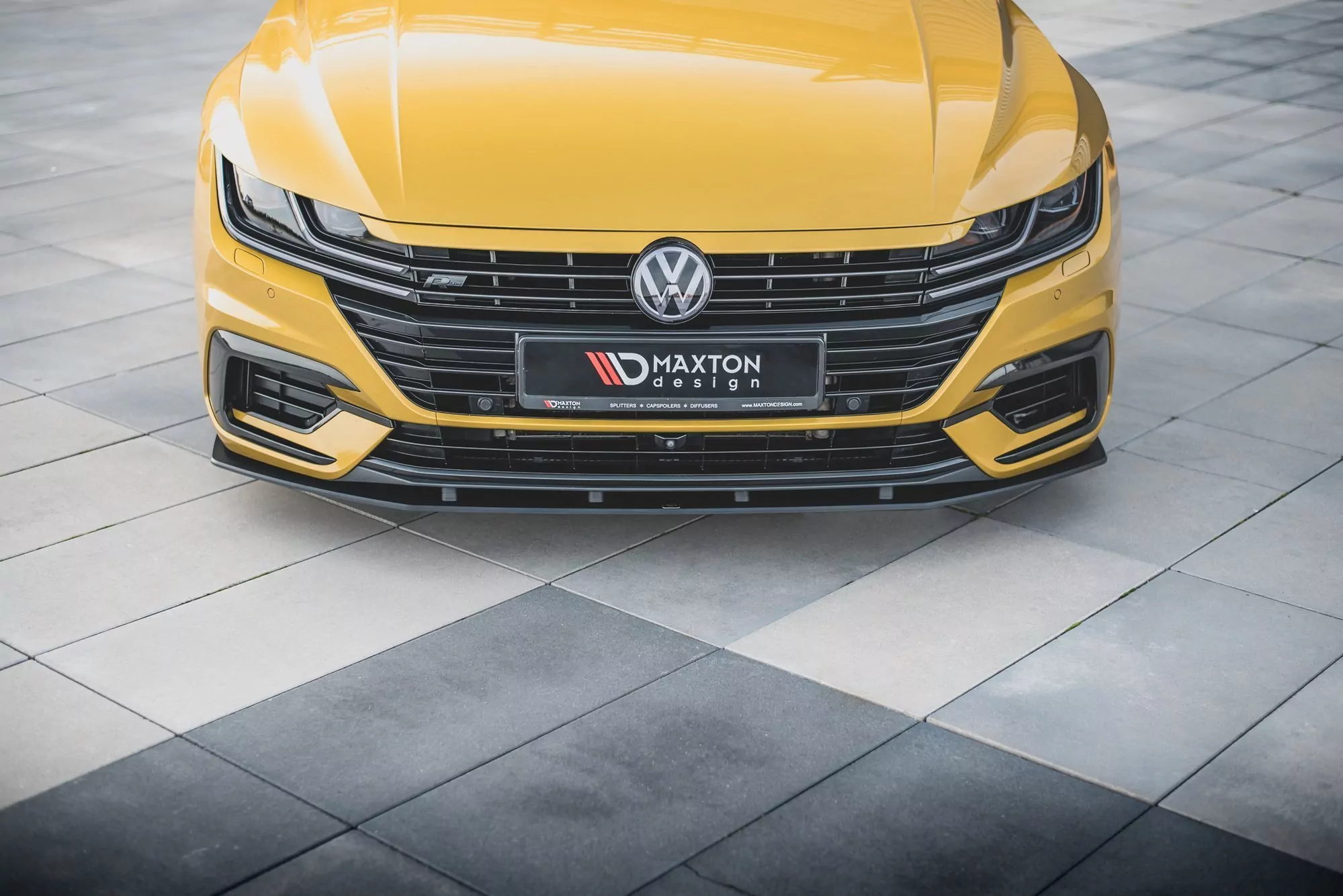 Robuste Racing Front Ansatz Für Passend Für Volkswagen Arteon R-Line