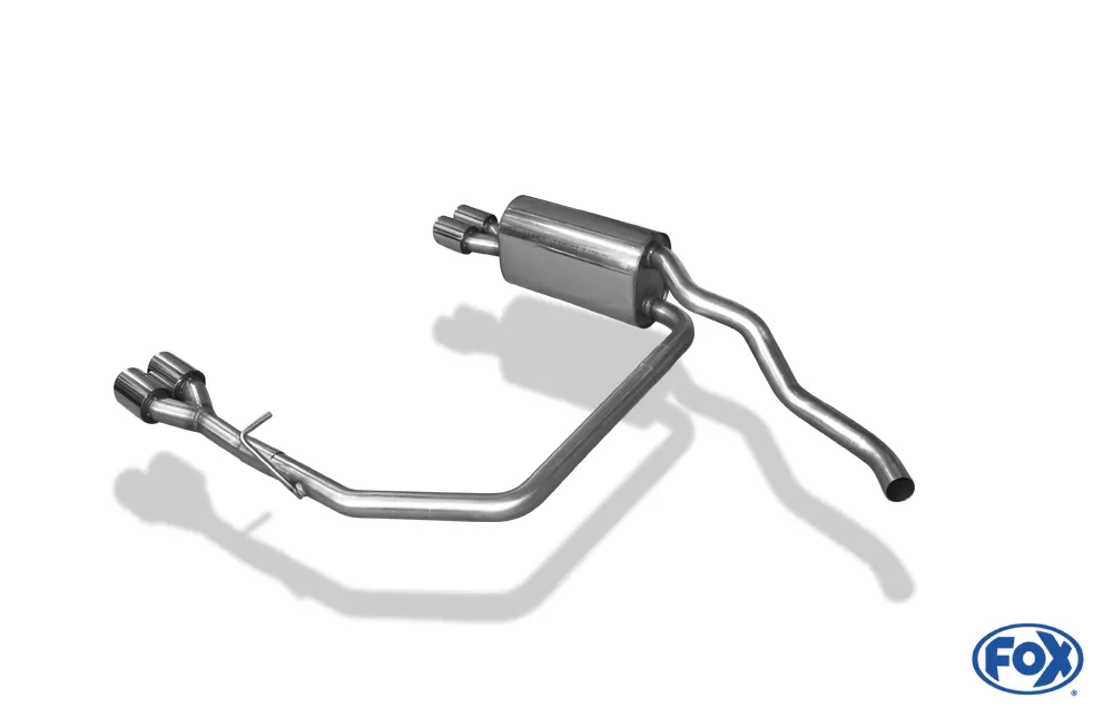 Renault Captur  Endschalldämpfer Ausgang rechts/links - 2x76 Typ 16 rechts/links