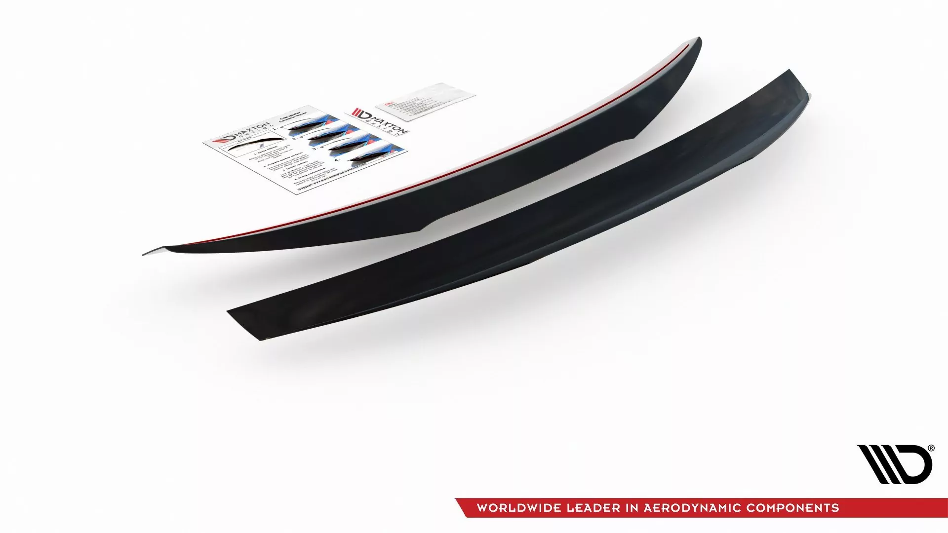 Spoiler CAP Passend Für Fiat 124 Spider Abarth Schwarz Hochglanz