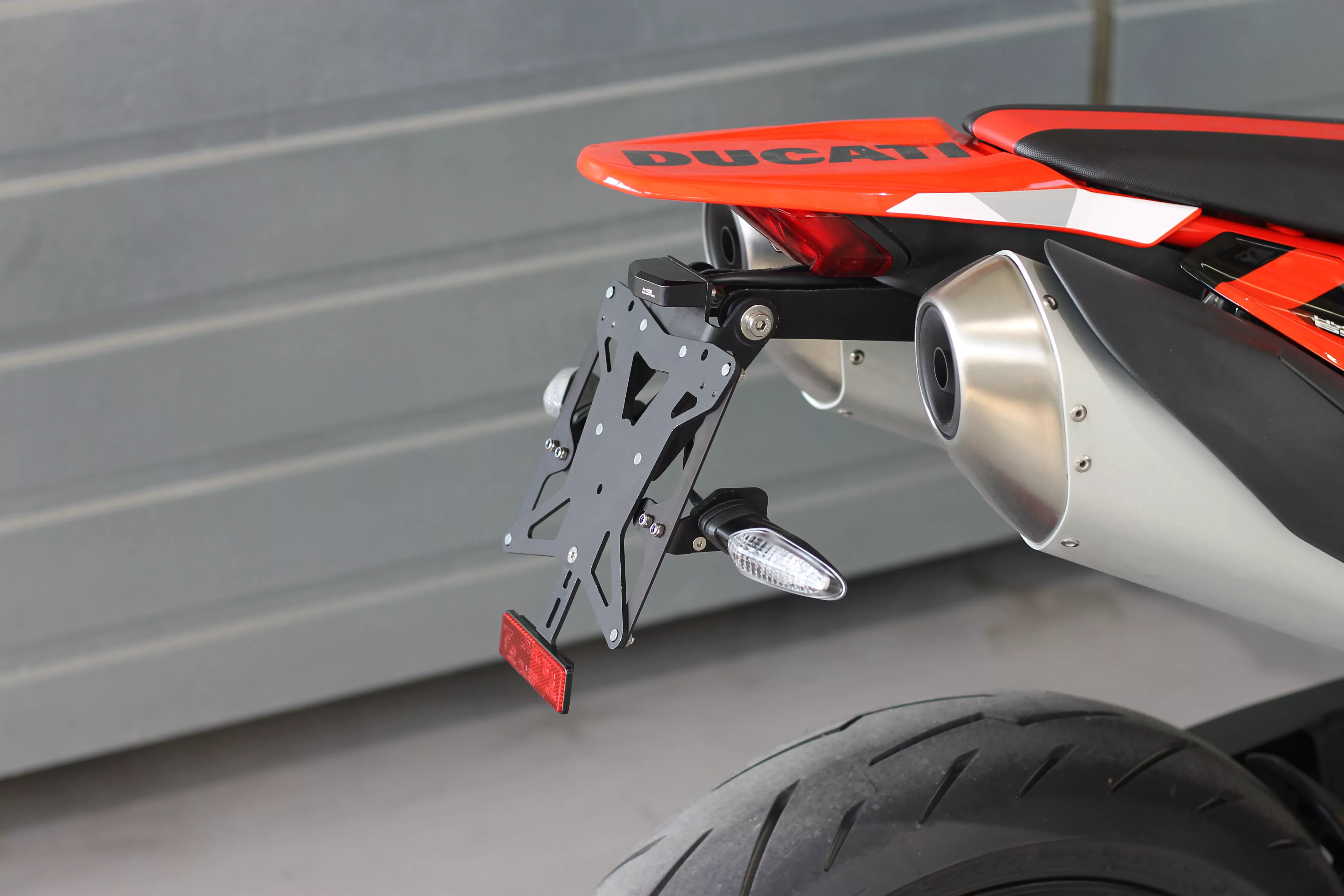 MG Biketec Kennzeichenhalter für Ducati Hypermotard 698 ab 2024