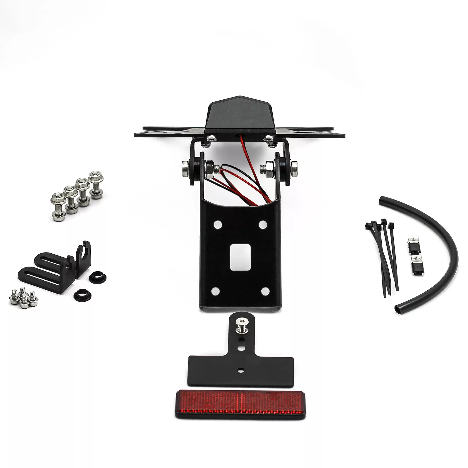 Kurzes Heck - Kennzeichenträger - Kennzeichenhalter für Kawasaki Z 1000 ab 2014-2016