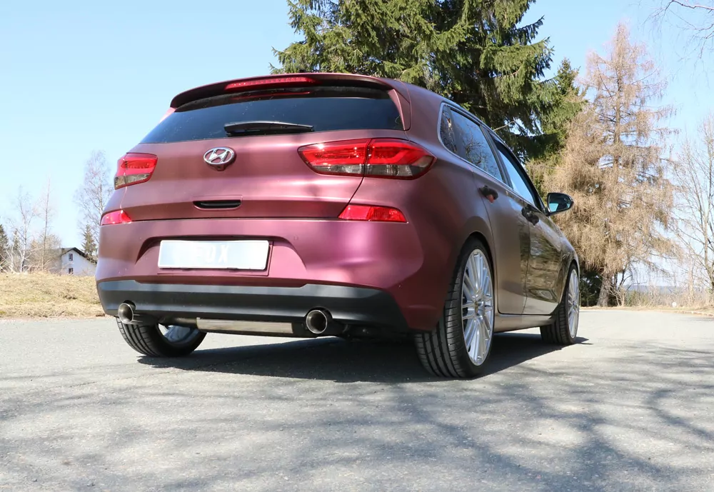 Hyundai i30 PDE  Endschalldämpfer quer Ausgang rechts/links - 1x90 Typ 25 rechts/links