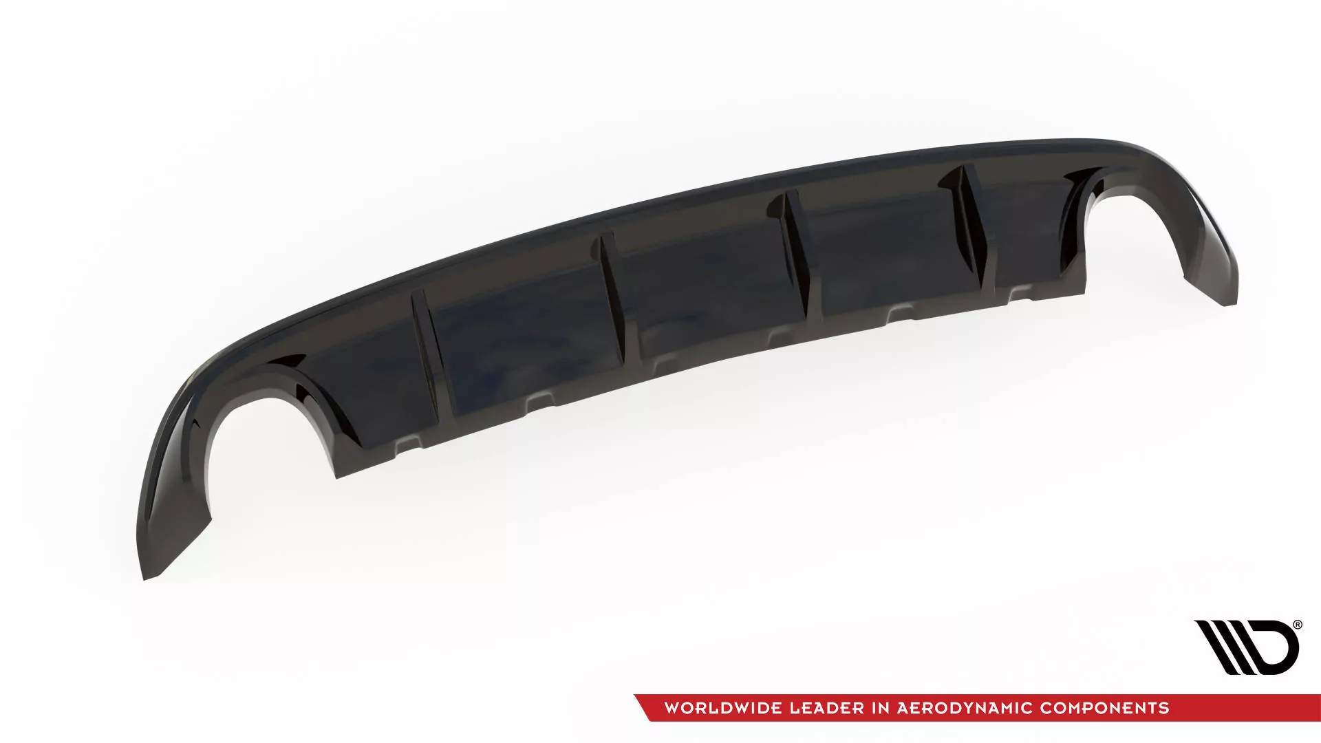 Diffusor Heck Ansatz Für Ford Edge Mk2 Schwarz Hochglanz