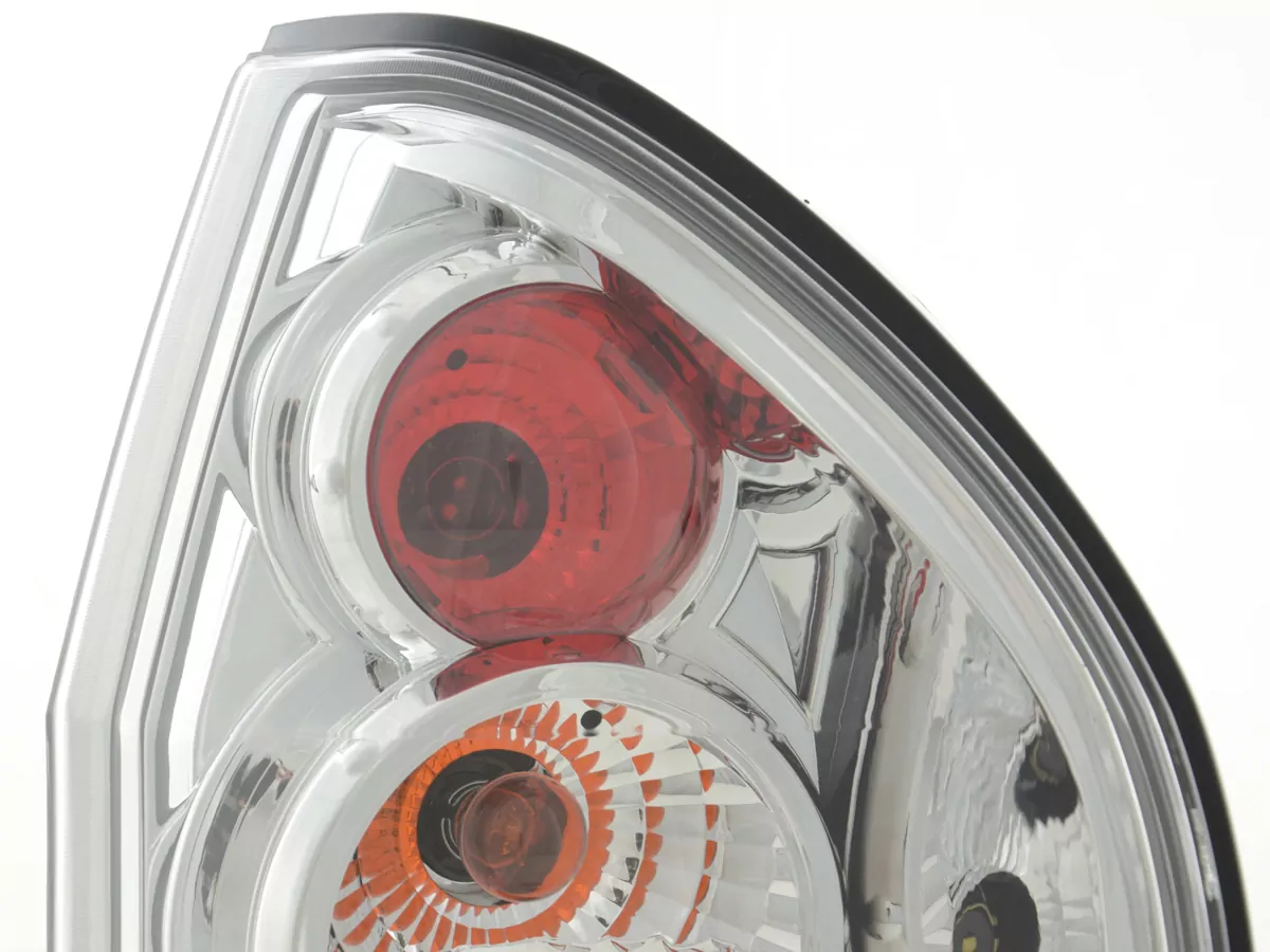 Rückleuchten Set Opel Zafira Typ T98 Bj. 97-04 chrom