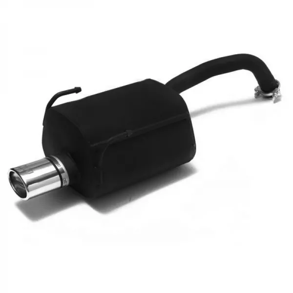 Ulter Sportauspuff für Fiat Panda 100HP 2003-2012 - 1 Endrohr Oval 95×65