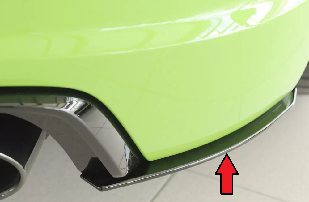 Rieger Heckschürzenansatz seitlich rechts für Audi TT RS (8J/8J1-FV/8S) | Roadster 05.16-08.18 (bis Facelift) nur für orig. Heckschürze TT-RS