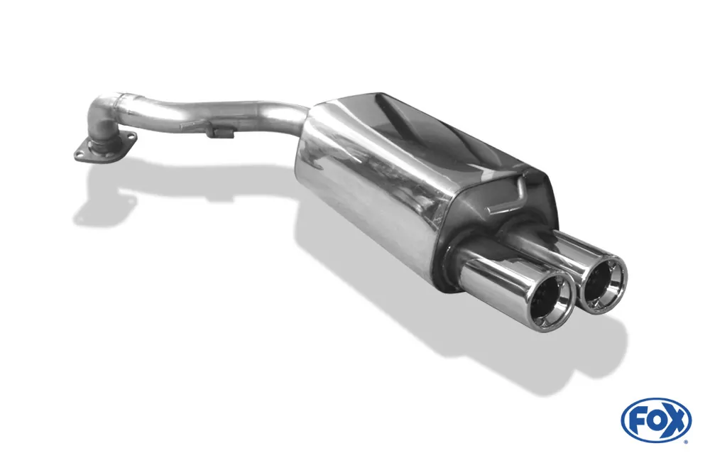 Toyota Corolla Verso Diesel Bj. ab 04`  Endschalldämpfer - 2x80 Typ 13