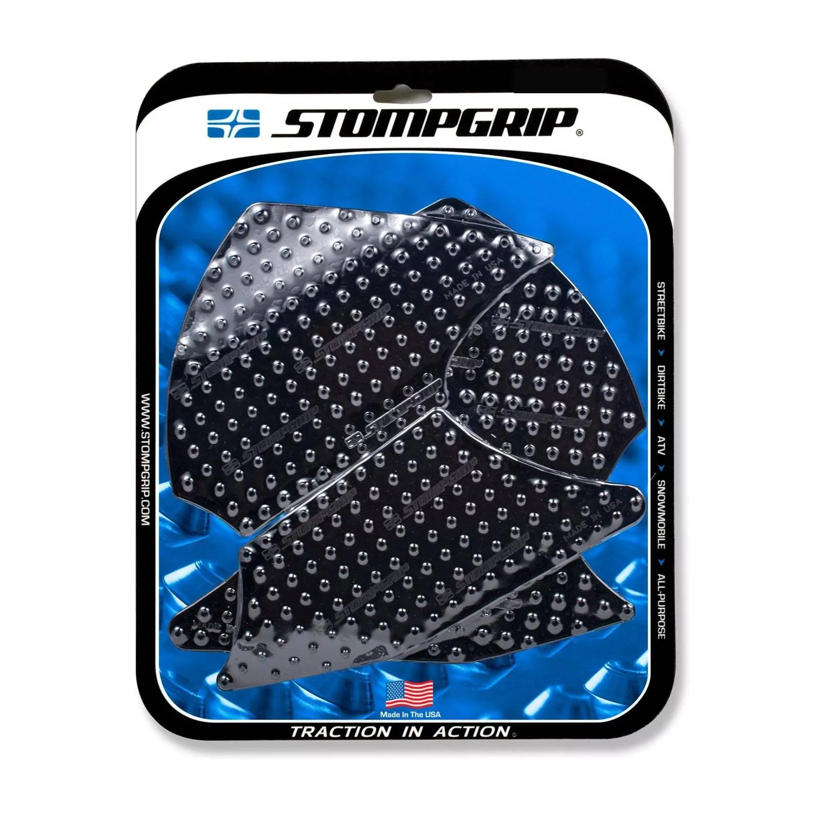 Stompgrip Traction Pad Volcano für KTM 1290 Super Adventure R / S 21-22 Schwarz