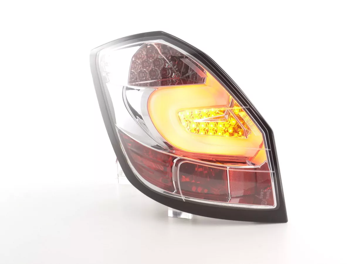 LED Rückleuchten Set Skoda Fabia 5J 5-trg. Bj. 07-10 chrom