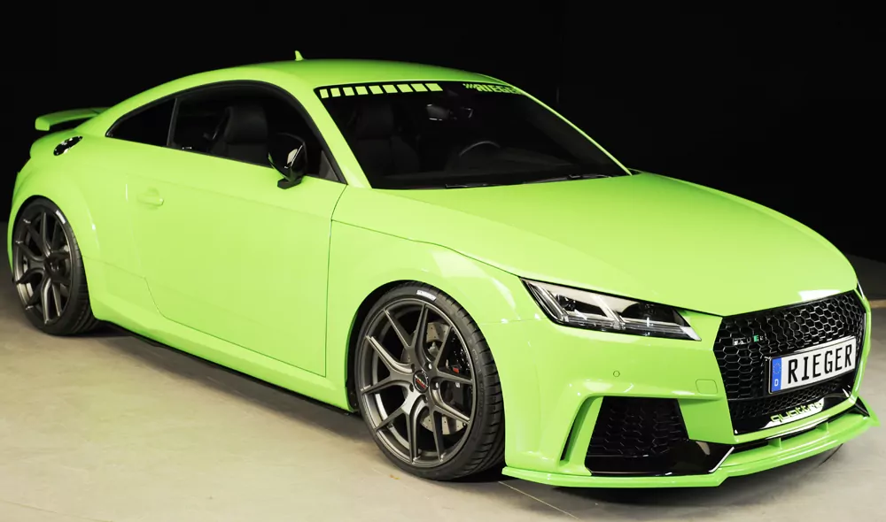 Rieger Spoilerschwert für Audi TT RS (8J/8J1-FV/8S) | Coupé 05.16-08.18 (bis Facelift) für orig. TT-RS Frontschürze