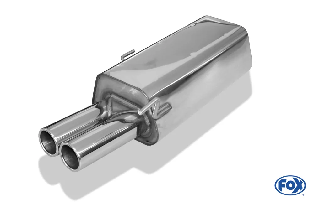 Audi 80 Typ B4 Limousine & Avant  Endschalldämpfer Ø63,5mm - 2x76 Typ 12