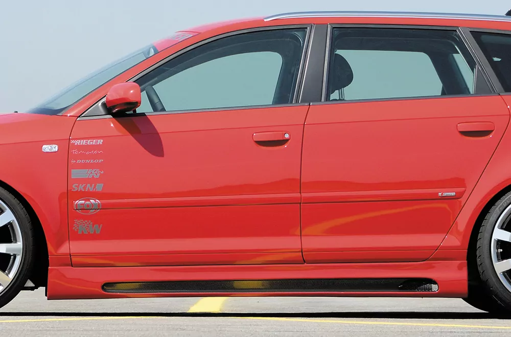 Rieger Seitenschweller links  carbon look für Audi A3 (8P) Sportback