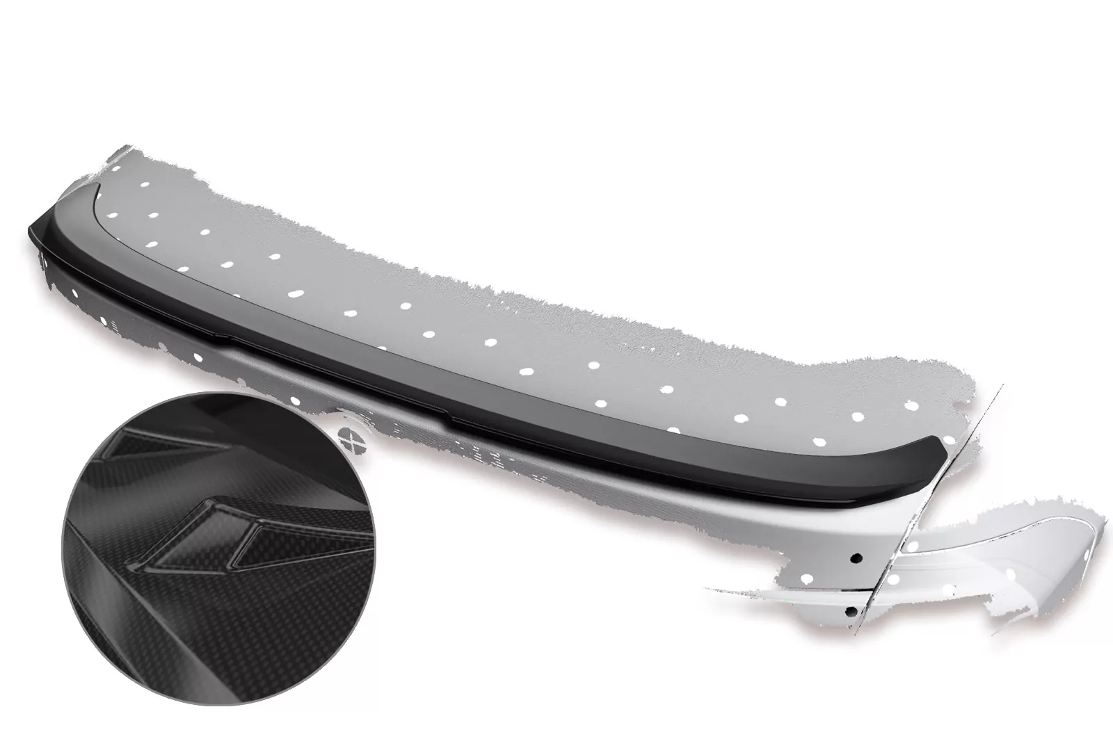 Heckflügel mit ABE für BMW 3er F30 HF600-C Carbon Look Hochglanz