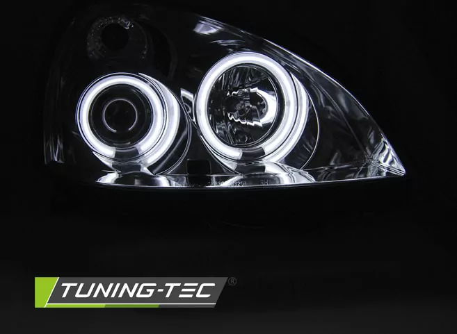 RENAULT CLIO II 06.01-09.05 ANGEL EYES CCFL CHROME