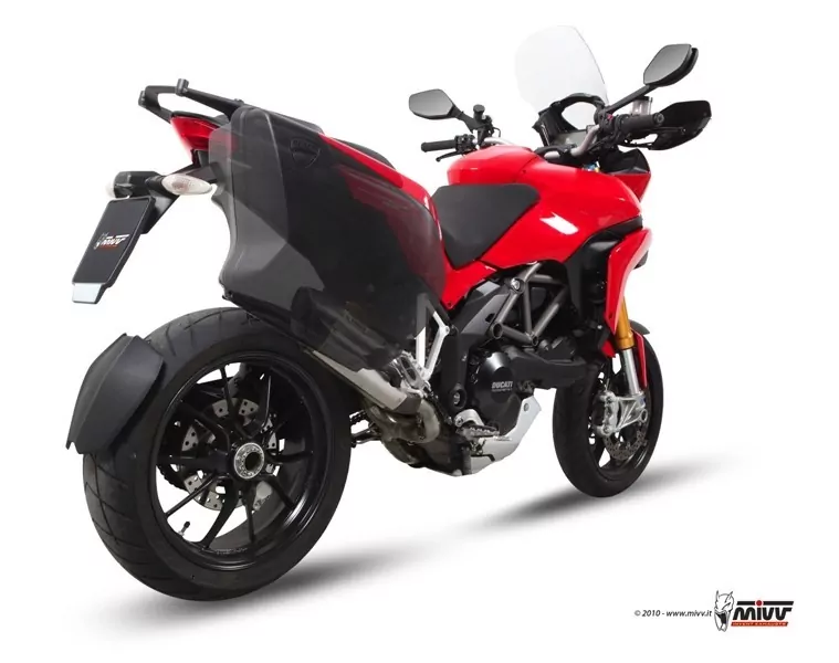 MIVV Suono Edelstahl Ducati Multistrada 1200 ´10/14