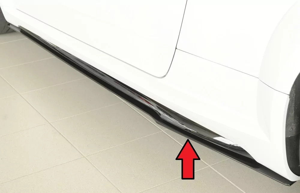 Rieger Seitenschwelleransatz für Audi TTS (8J-FV/8S) | Coupé 09.18- (ab Facelift) nur für S-Line-Schweller auch TTS / TT-RS