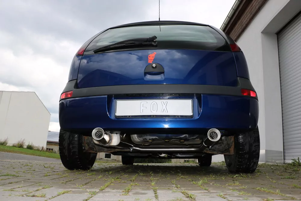 Opel Corsa C  Endschalldämpfer Ausgang rechts/links - 1x90 Typ 13 rechts/links