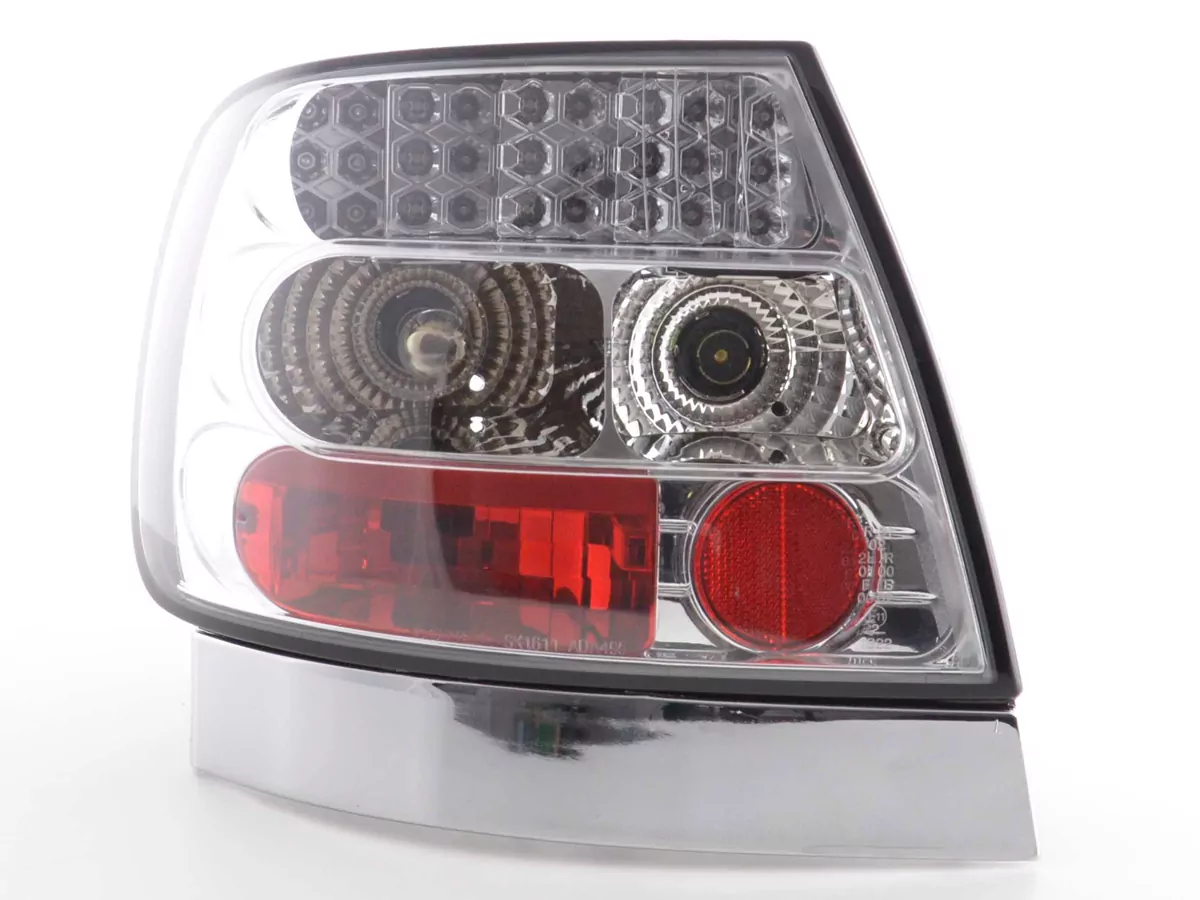 LED Rückleuchten Set Audi A4 Limousine Typ B5  95-00 chrom S4 / TDI