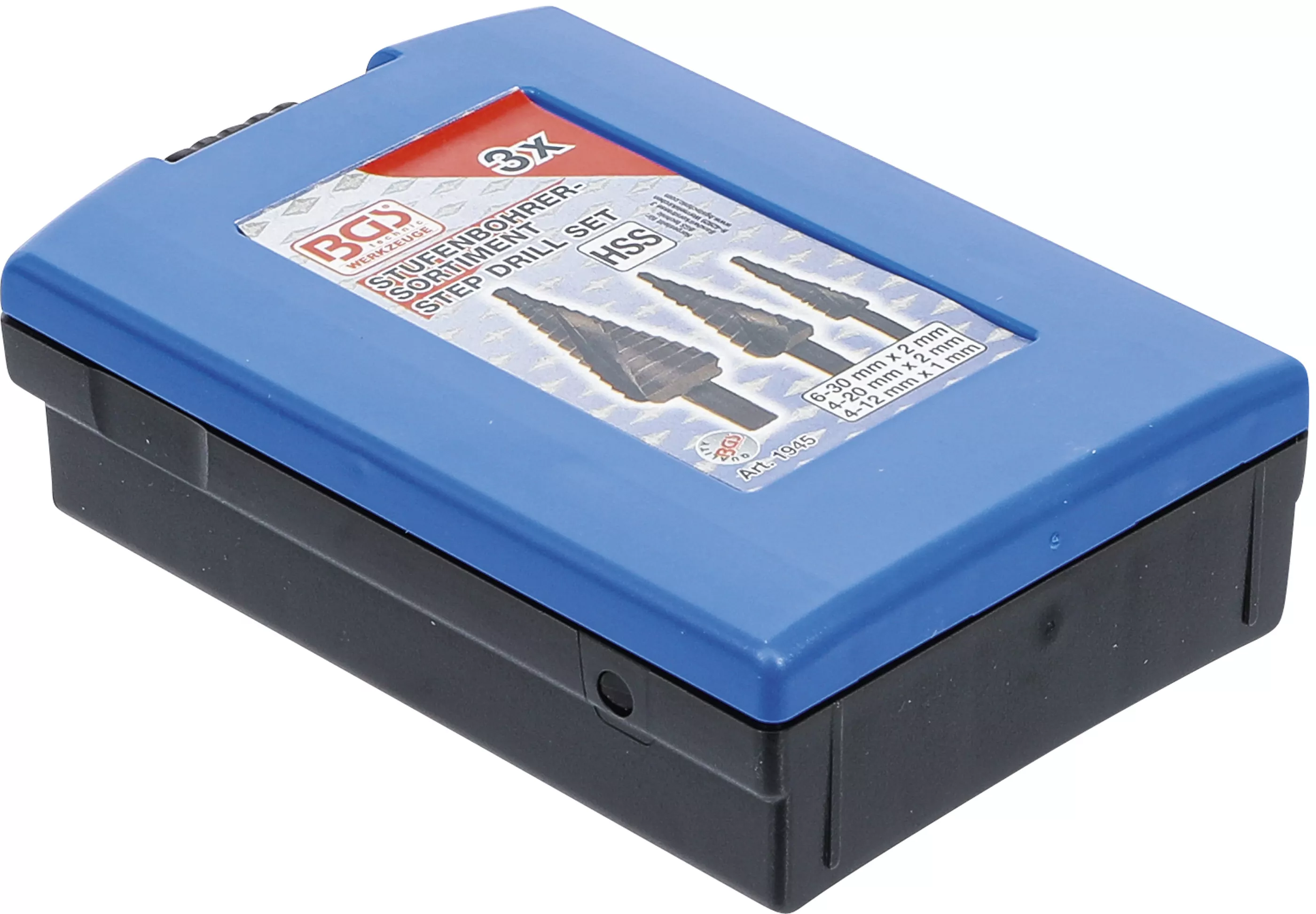 Stufenbohrer-Satz | Ø 4 - 30 mm | 3-tlg.