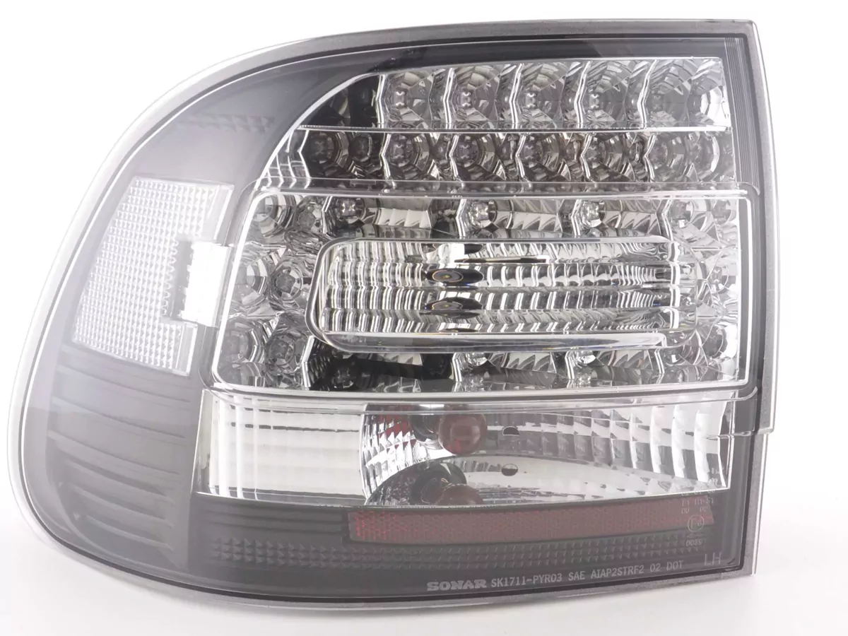 LED Rückleuchten Set Porsche Cayenne Typ 955 Bj. 02-06 schwarz