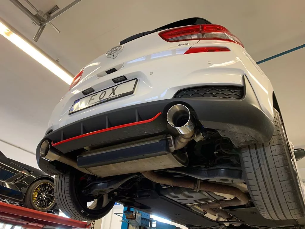 Hyundai i30N Performance + Fastback  Endrohre passend auf den originalen Endschalldämpfer - 1x114 Typ 25 rechts/links