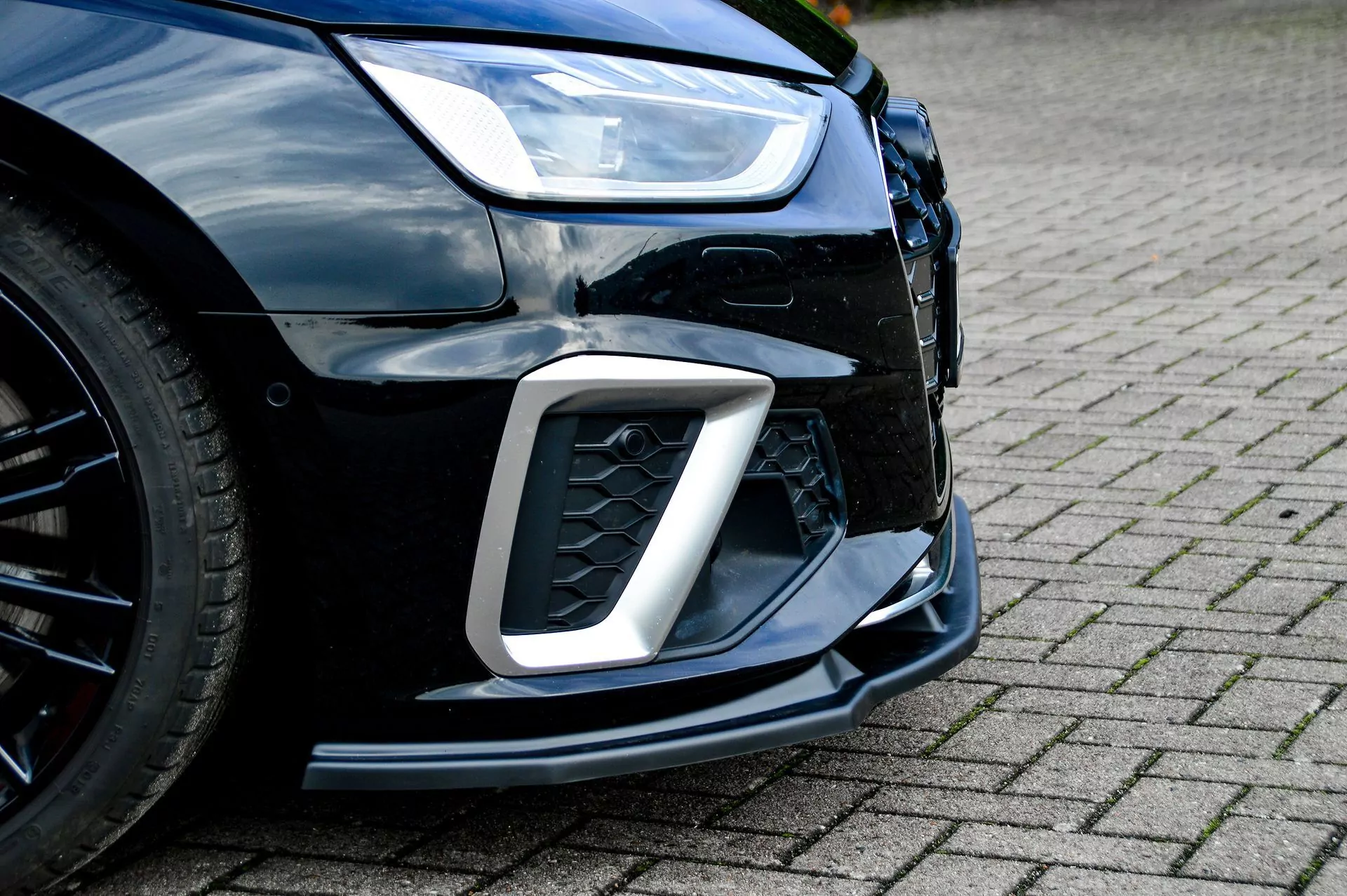 Cup Frontspoilerlippe für Audi A4 S-Line + S4 B9 Facelift