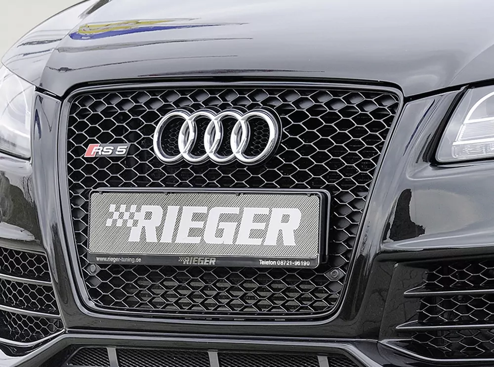 Kühlergrill Audi RS5 (B8), schwarz glänzend glanz schwarz für Audi RS5 (B8) Coupe 03.10-12.11 (bis Facelift)
