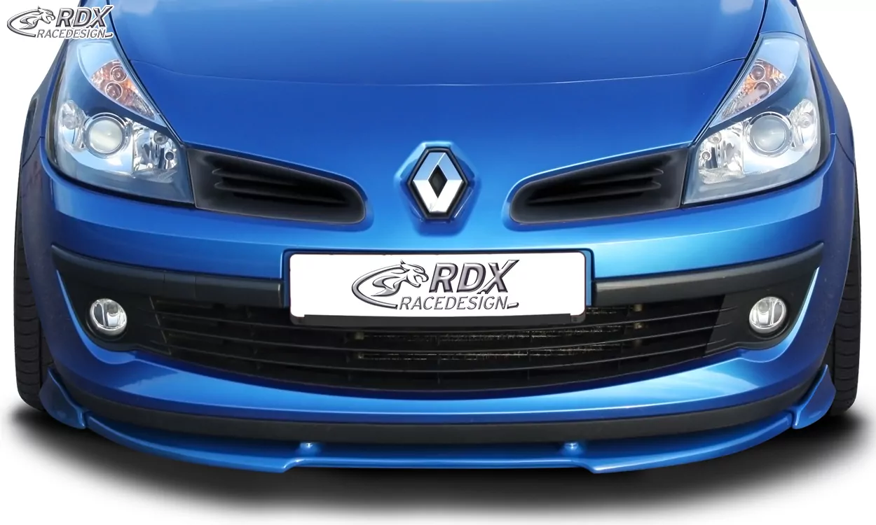 RDX Frontspoiler VARIO-X für RENAULT Clio 3 Phase 1 (nicht RS) Frontlippe Front Ansatz Vorne Spoilerlippe
