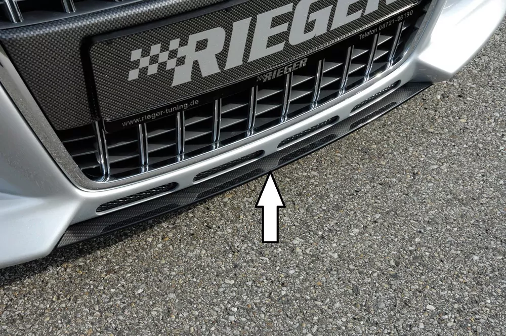 Rieger Spoilerschwert für Audi A3 (8P) | 5-tür. -05.05 (bis Facelift) für Spoilerstoßstange 56750, 56751