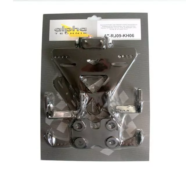 alpha Technik Kennzeichenhalter Yamaha YZF600R6;Typ RJ09; Modelljahr 2003-
