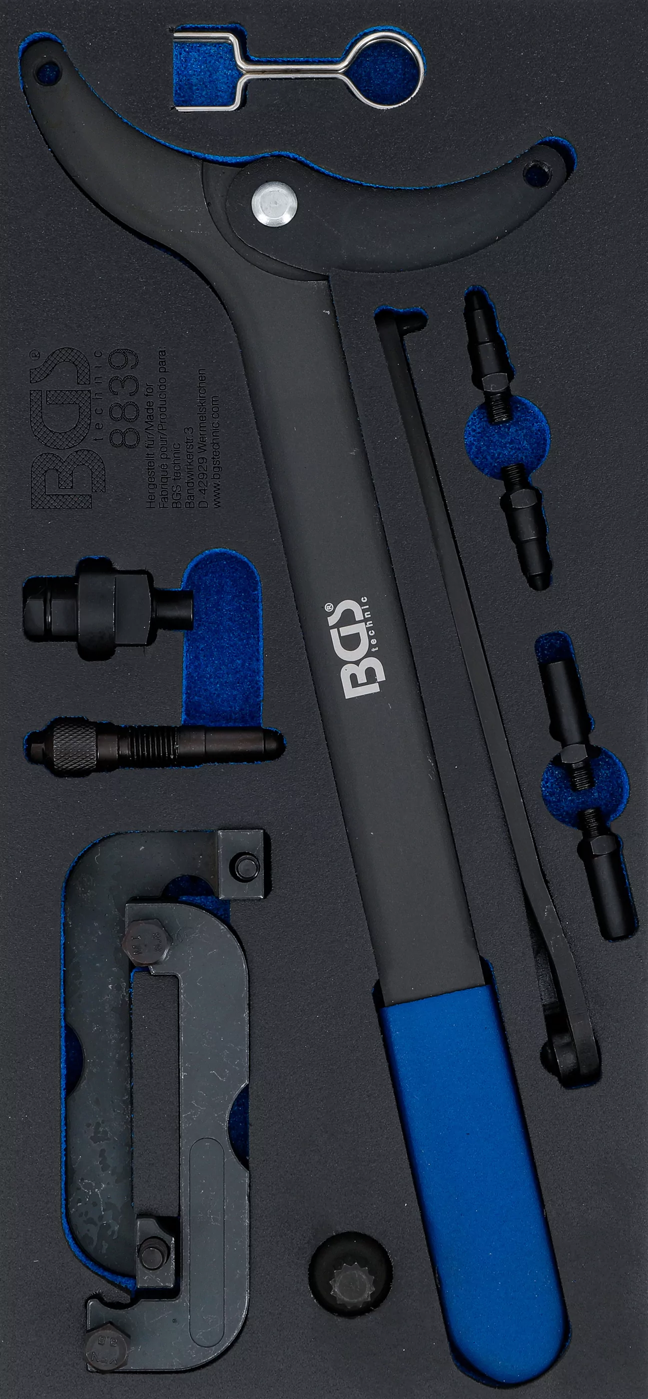 Werkstattwageneinlage 1/3: Motor-Einstellwerkzeug-Satz | für VAG 2.8, 3.0 TFSi