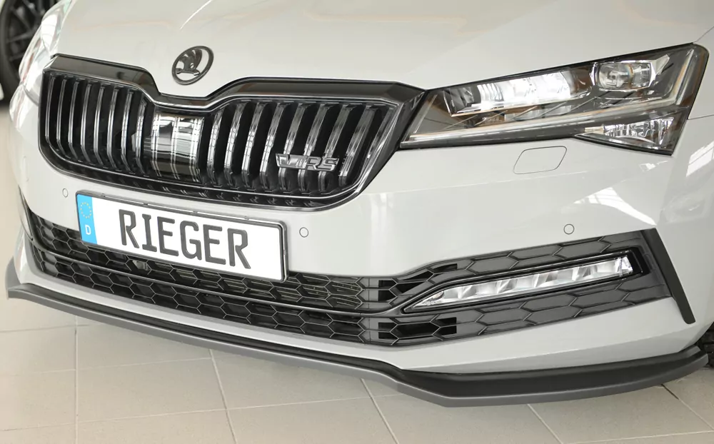 Rieger Spoilerschwert matt schwarz für Skoda Superb III (3T/3V) Combi 08.19- (ab Facelift 2)