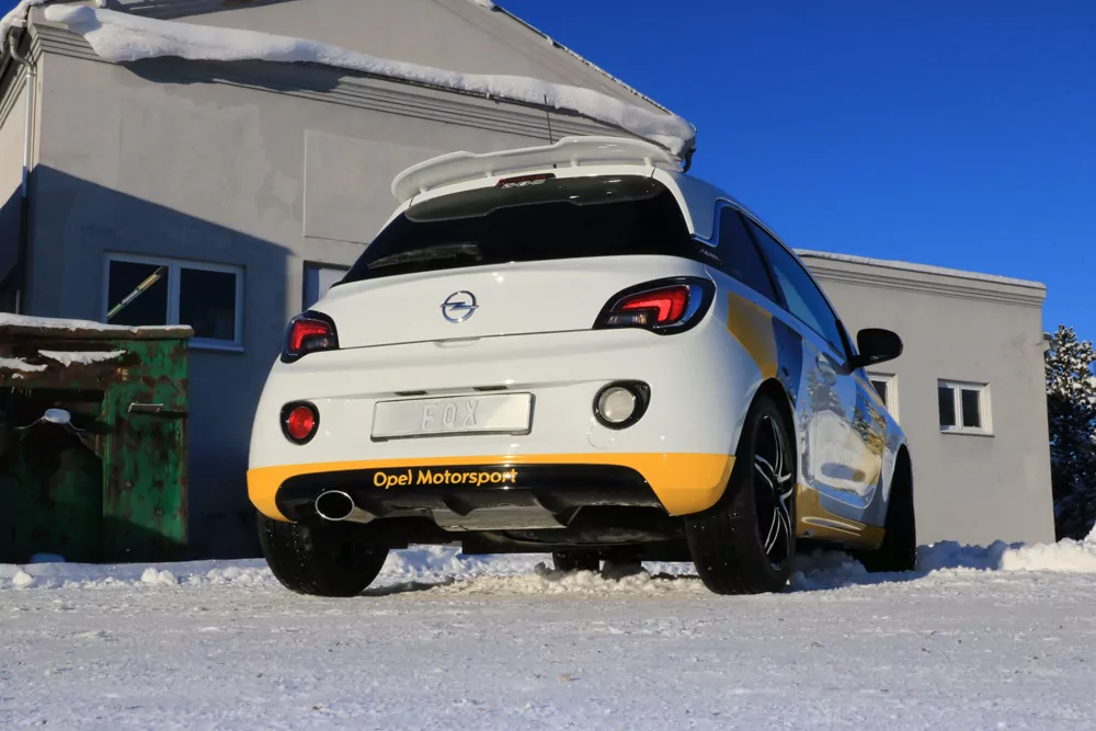 Opel Adam S  Endschalldämpfer quer Ausgang links - 140x90 Typ 44 links