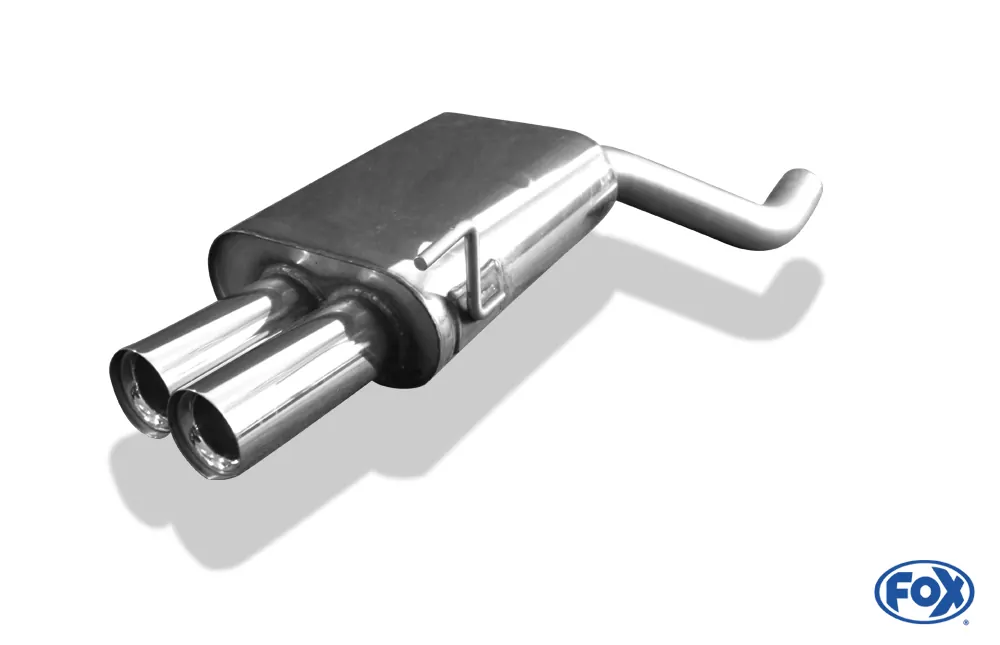 Audi 80 Typ B4 quattro  Endschalldämpfer - 2x76 Typ 11