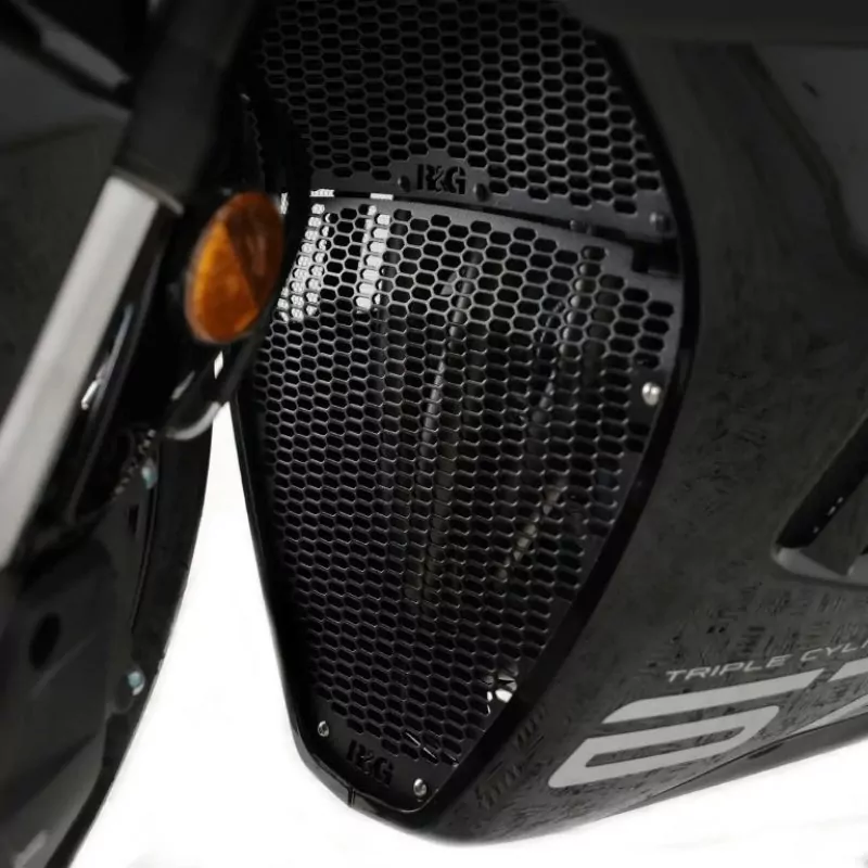 R&G Krümmergitter Schutz PRO BLACK CF Moto 675 SR-R 2025-